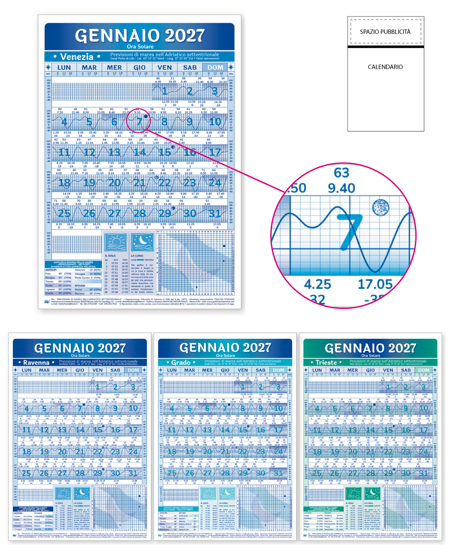 Calendario delle Maree