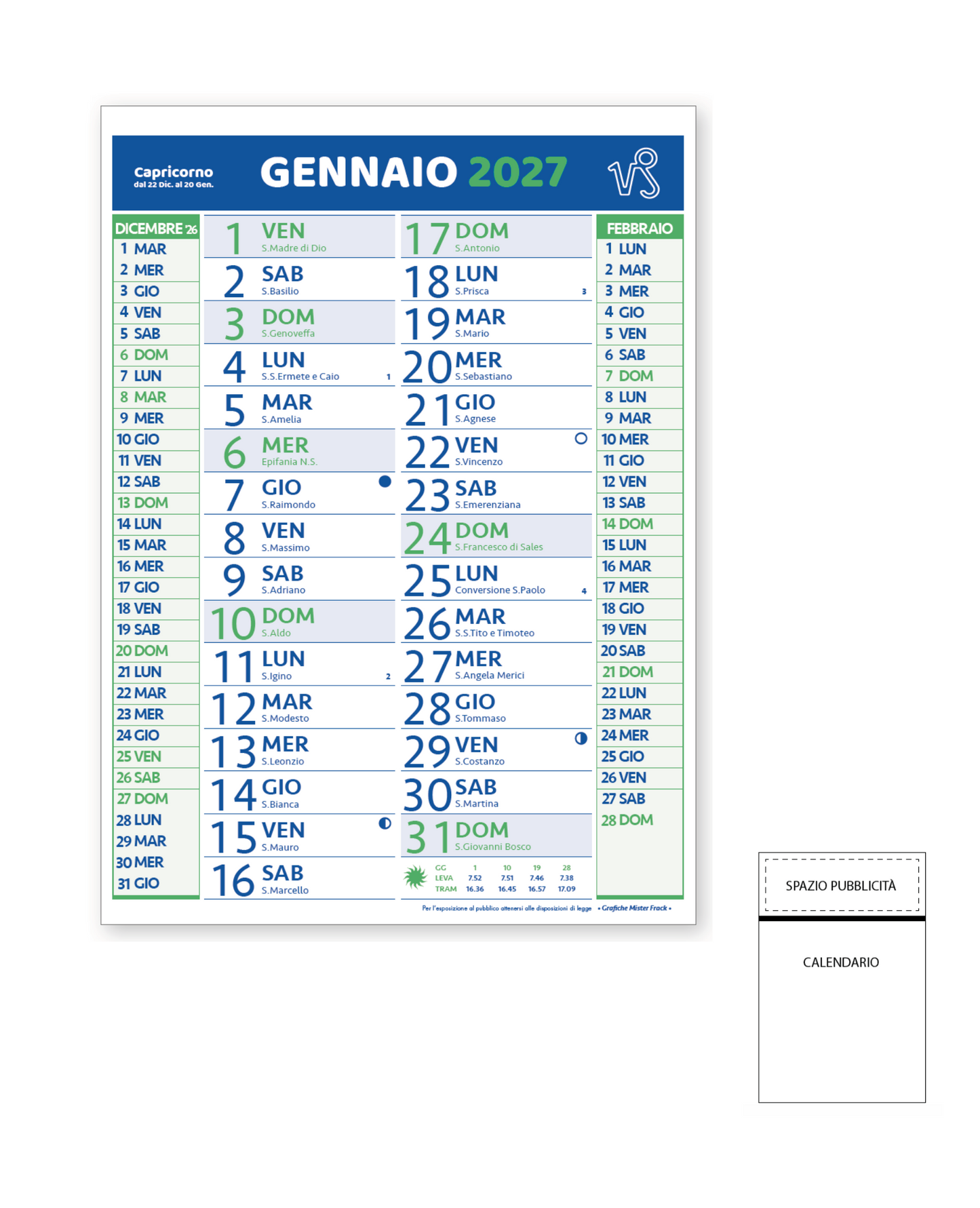 Calendario olandese 24