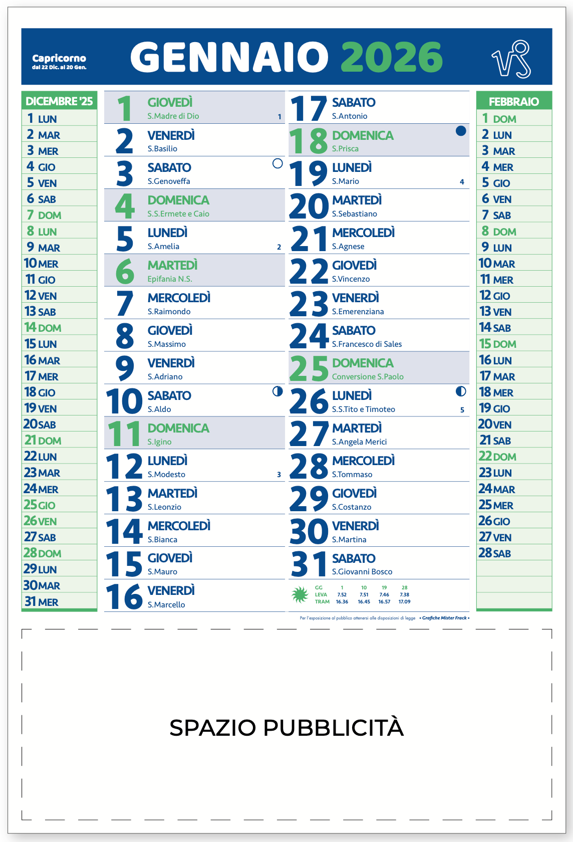 Calendario olandese 30