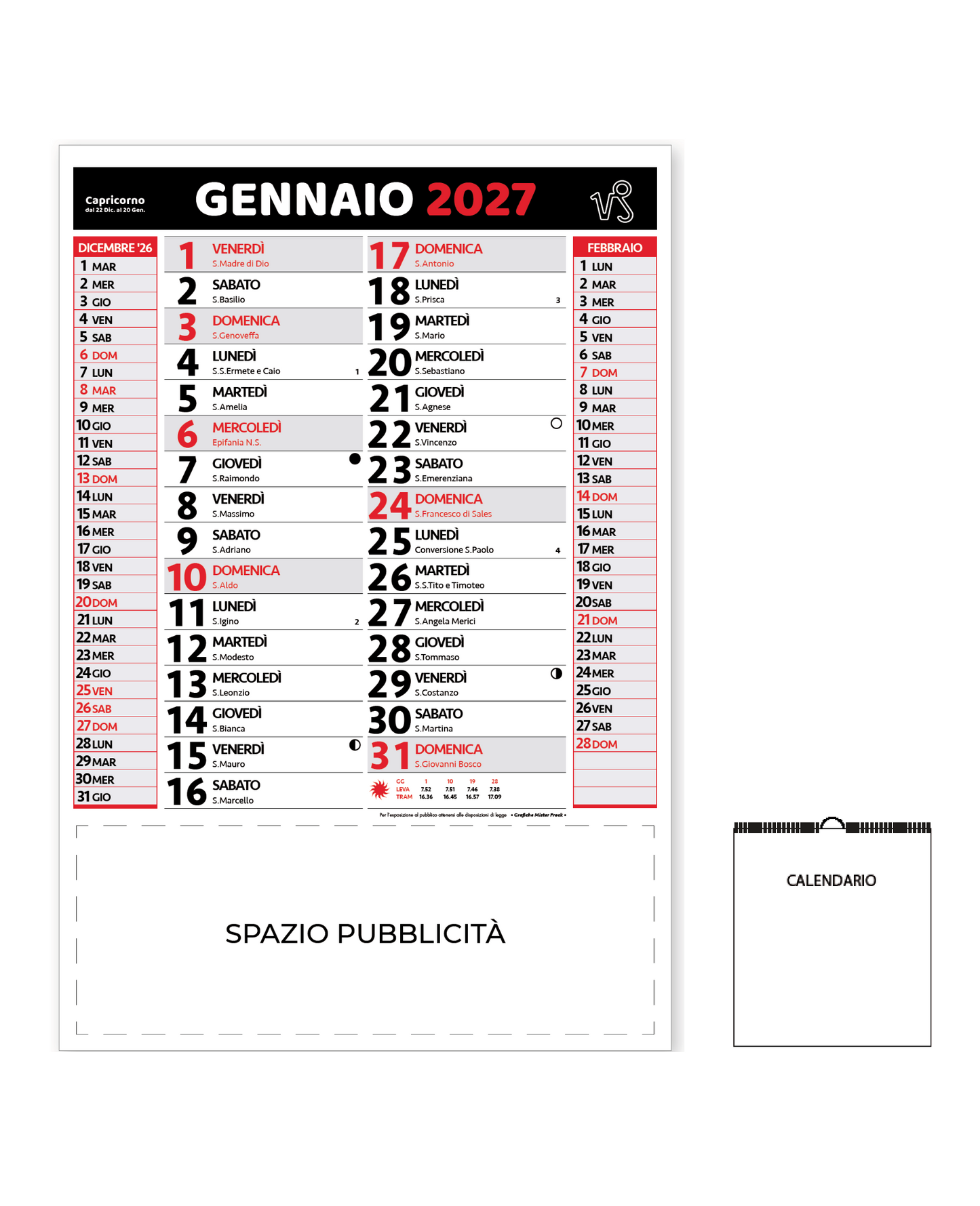 Calendario olandese 30