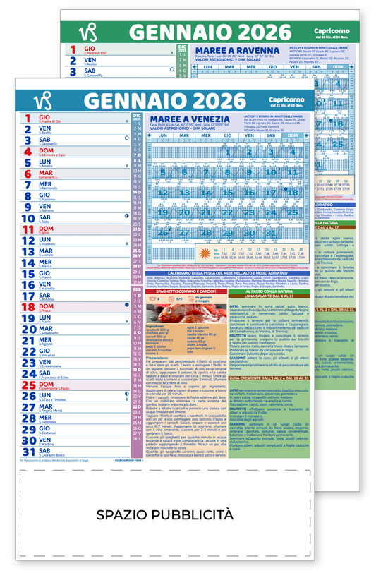 calendario maree