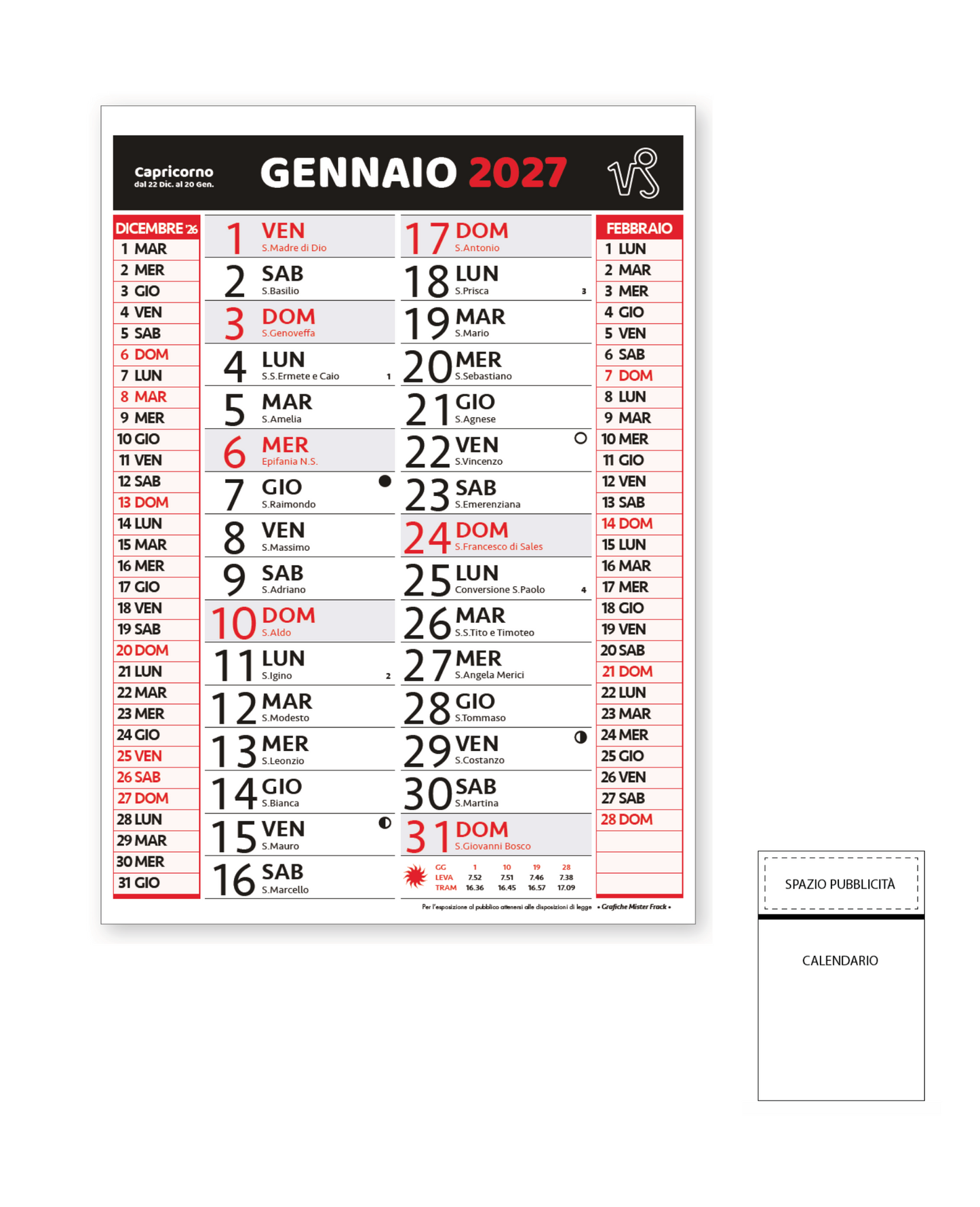 Calendario olandese 24