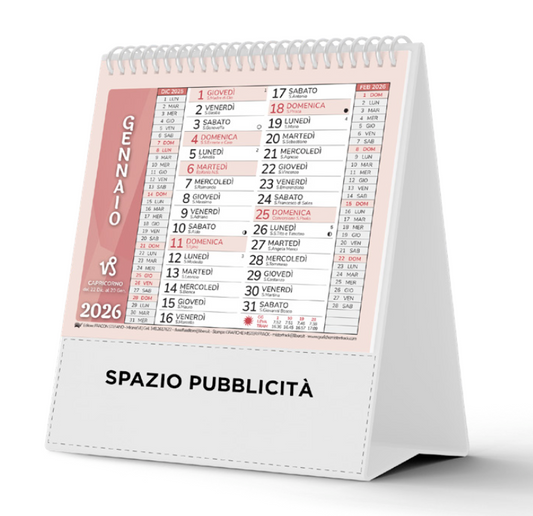 Calendario da banco 15,5