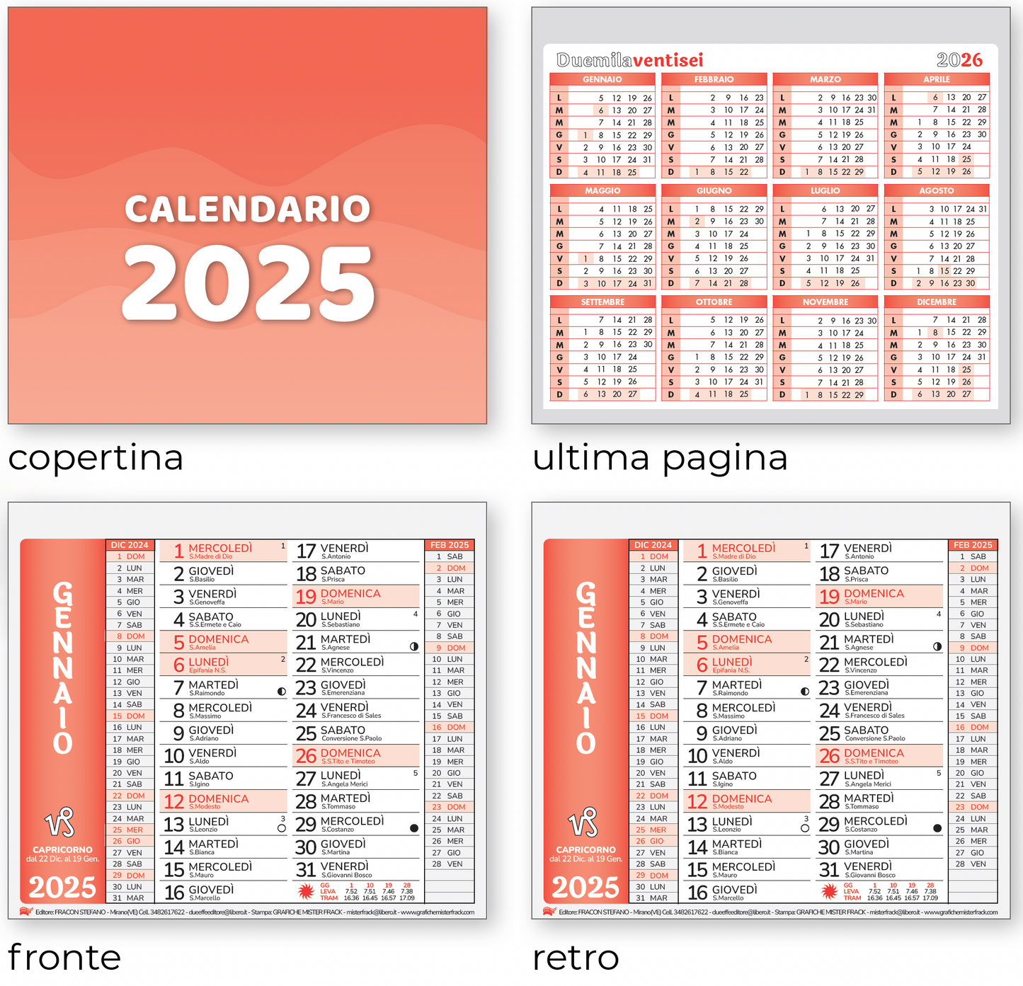 Calendario da banco 15,5