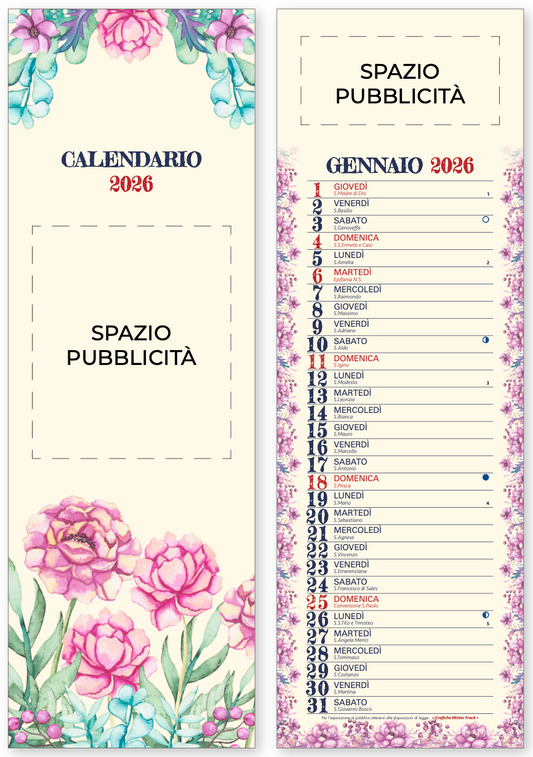 Calendario Fiori