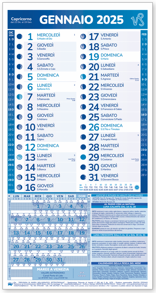 calendario lunario