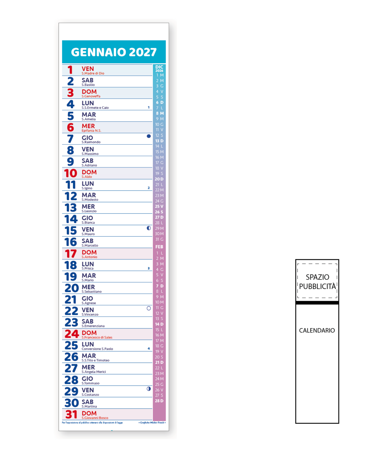 Calendario olandese 11