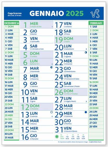 Calendario olandese 24