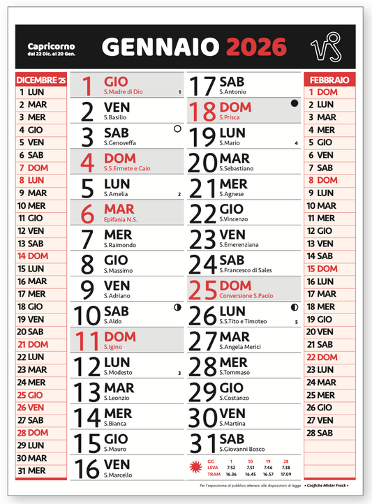 Calendario olandese 24