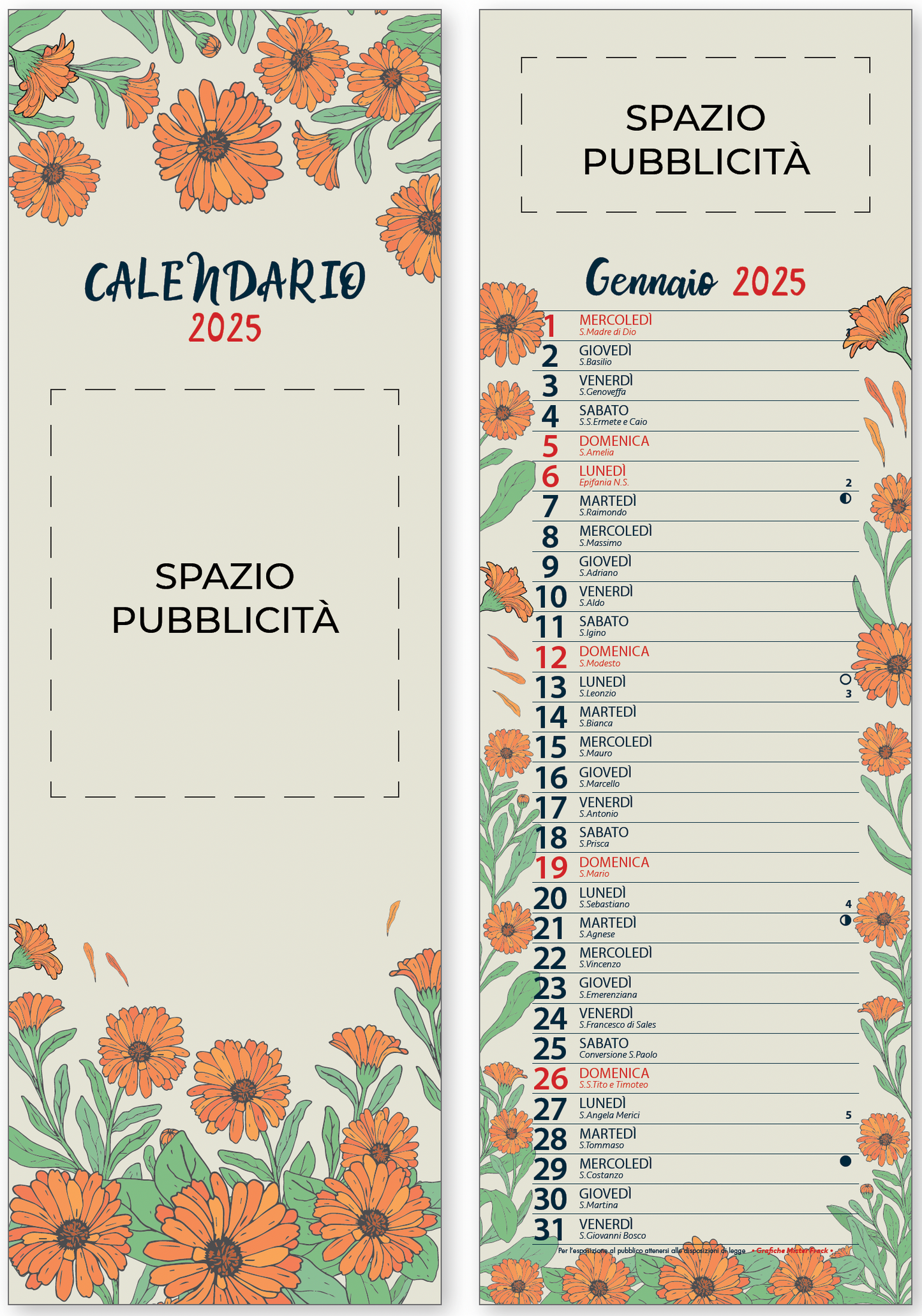 Calendario Piante