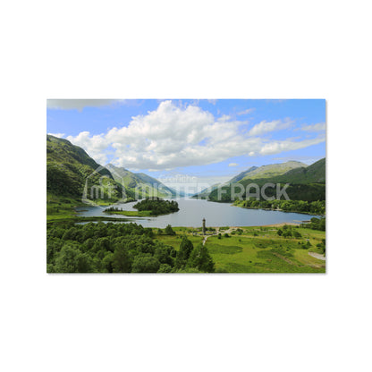 Quadro in tela canvas Scozia Glenfinnan monument Landscape Lago