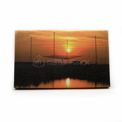 Quadro in tela canvas tramonto laguna di Venezia