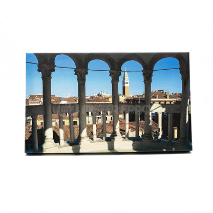 Quadro in tela canvas Venezia scala Contarini del Bovolo