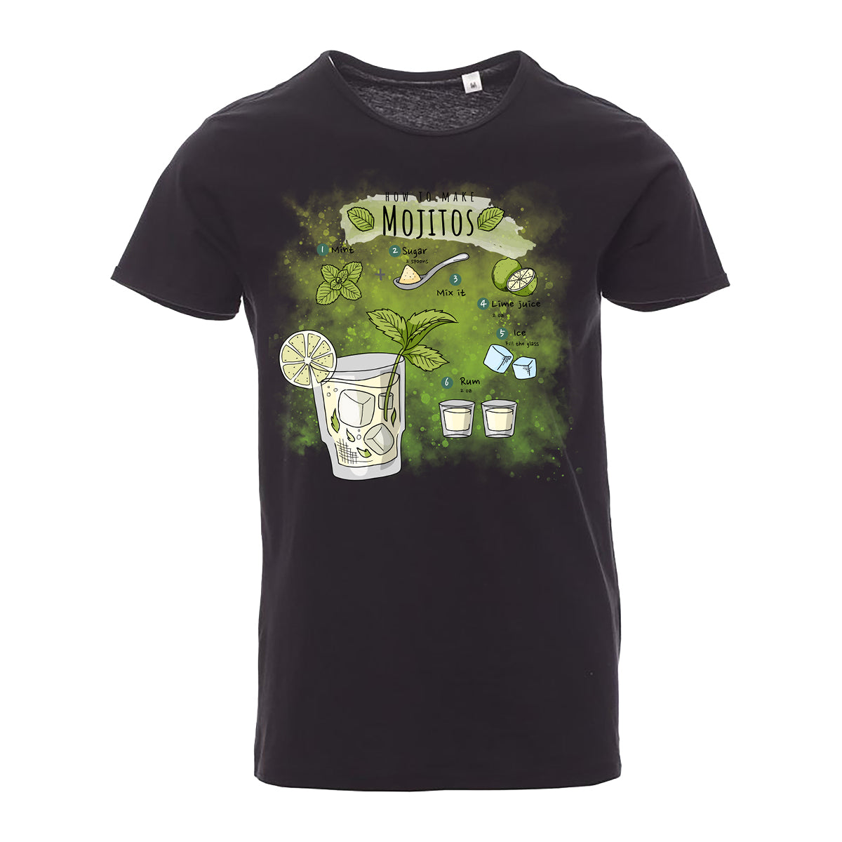 maglietta t-shirt personalizzata mojito alcool spritz