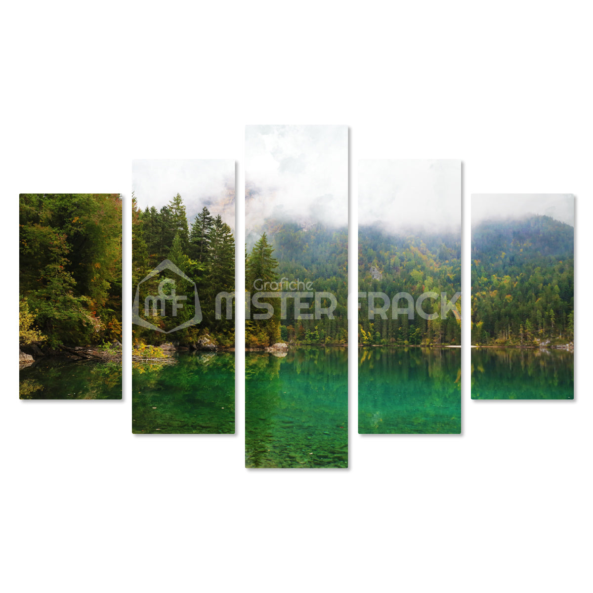 Quadro in tela canvas  Lago di Tovel Trentino Landscape