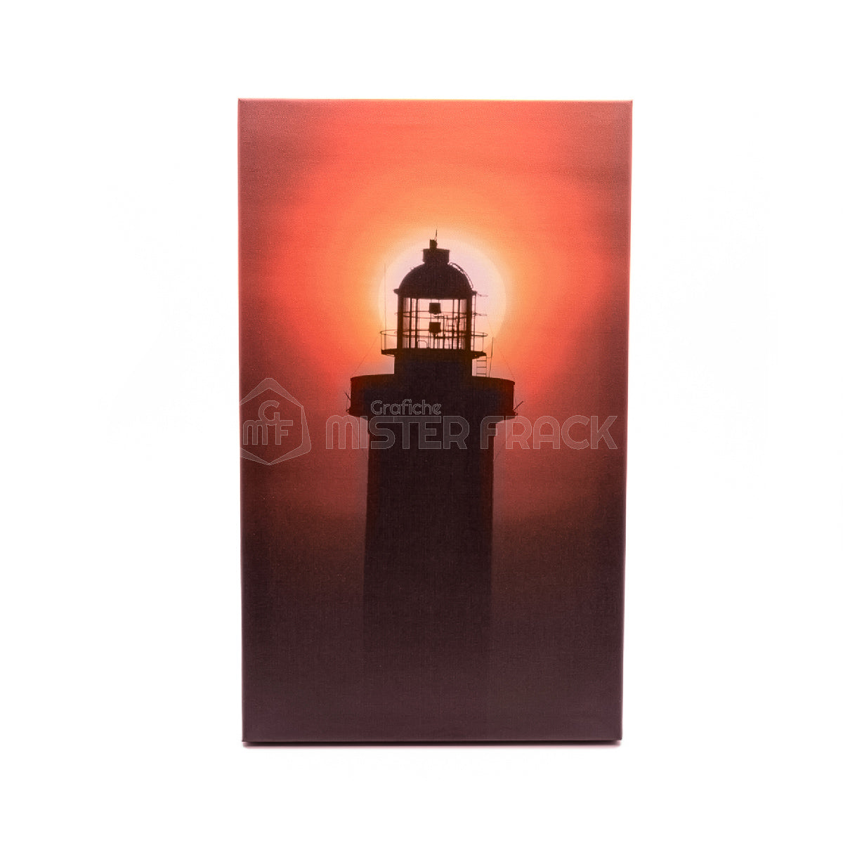 Quadro in tela canvas tramonto faro